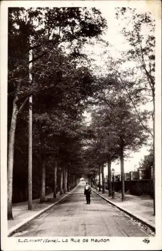 Ak Clamart Hauts de Seine, La Rue de Meudon