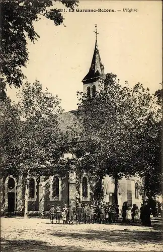 Ak Garenne Bezons Hauts de Seine, L'Eglise