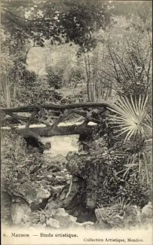 Ak Meudon Hauts de Seine, Etude artistique