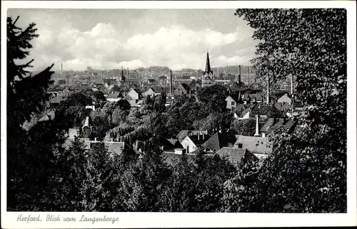 Ak Herford in Nordrhein Westfalen, Panorama