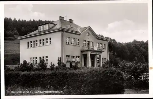 Ak Herrstein an der Nahe, Landwirtschaftsschule