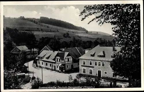 Ak Deutsch Georgenthal Neuhausen Erzgebirge, Gasthaus mit Umgebung