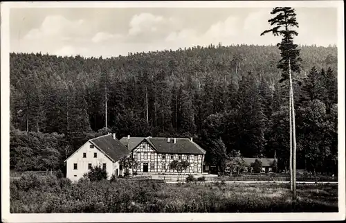 Ak Friedrichroda im Thüringer Wald, Waldgaststätte Klostermühle