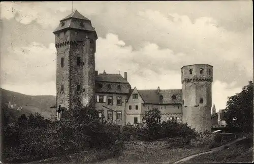 Ak Lahnstein im Rhein Lahn Kreis, Schloss Martinsburg, Südseite