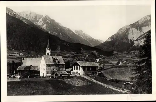 Ak Kals am Großglockner Tirol, Blick auf den Ort, Gebirge