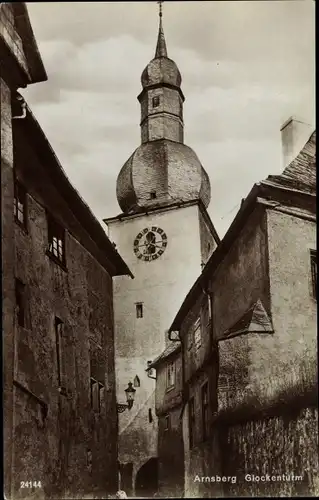 Ak Arnsberg im Sauerland, Glockenturm