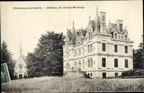 Ak Chalonnes Maine et Loire, Château du Grand Montaigu