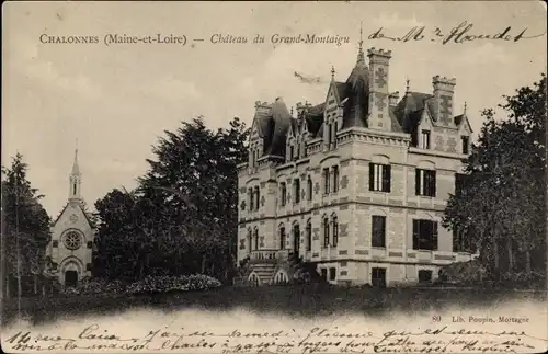 Ak Chalonnes Maine et Loire, Château du Grand Montaigu