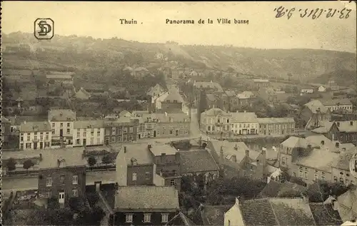 Ak Thuin Wallonien Hennegau, Panorama de la Ville basse