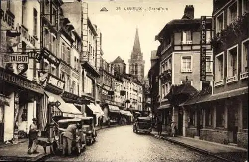 Ak Lisieux Calvados, Grande Rue