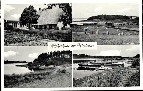 Ak Hohenhude Rodenbek in Schleswig Holstein, Gasthaus zur Eiderschweiz, Inh. A. Saathoff