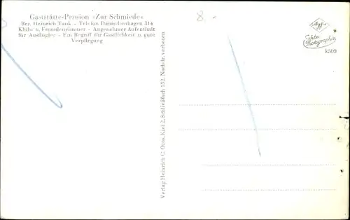 Ak Dänisch Nienhof Schwedeneck in Schleswig Holstein, Waldpartie, Hochufer, Strand, Meer