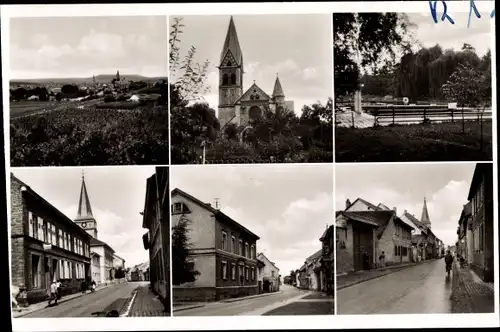 Ak Wöllstein in Rheinhessen, Ortsansichten