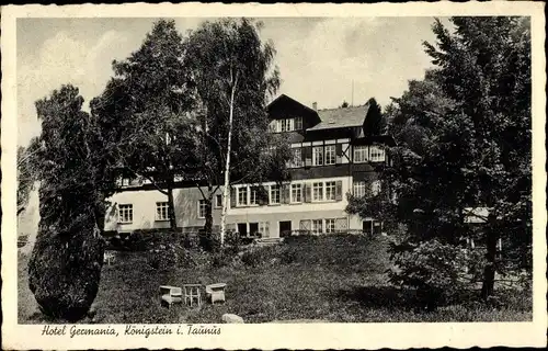 Ak Königstein im Taunus, Hotel Germania, Olmühlenweg 35