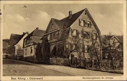 Ak Bad König im Odenwald Hessen, Genesungsheim Dr. Zimper