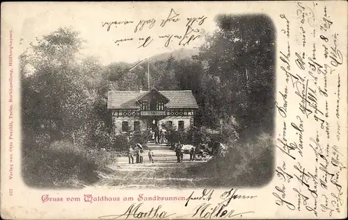 Ak Römhild in Thüringen, Waldhaus am Sandbrunnen