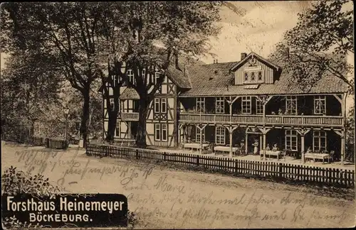 Ak Bückeburg im Kreis Schaumburg, Forsthaus Heinemeyer