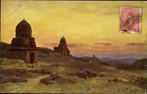 Künstler Ak Ägypten, The tombs of the Caliphs, Tuck No. 3420