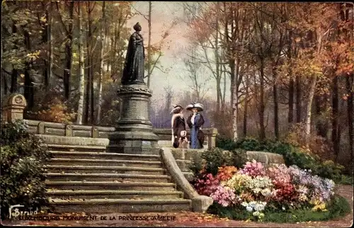 Künstler Ak Beraud, Luxembourg Luxemburg, Monument de la princesse Amelie, Tuck 797