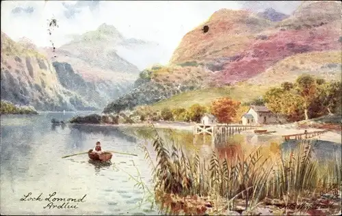 Künstler Ak Wimbush, H. B., Ardlui Loch Lomond Schottland