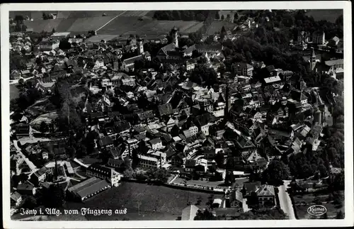 Ak Isny im Allgäu, Fliegeraufnahme