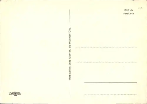 Ak Irschenberg in Oberbayern, Autobahn Rasthaus und Motel, Aussen- und Innenansicht, Landschaft