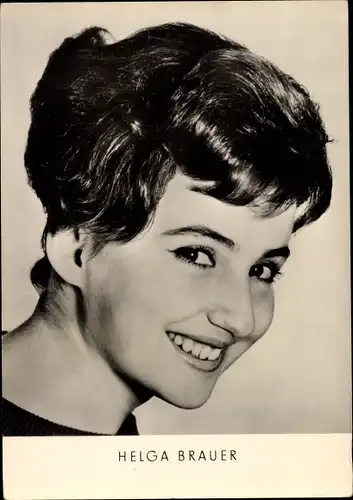 Ak Sängerin Helga Brauer, Portrait, Amiga Starfoto