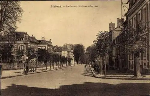 Ak Lisieux Calvados, Boulevard Duchesne Fournet