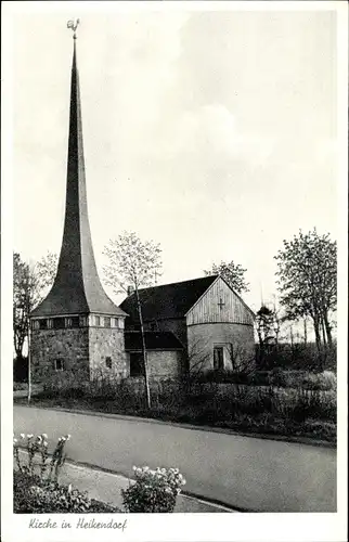 Ak Heikendorf an der Kieler Förde, Kirche