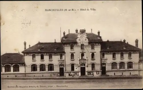 Ak Mancieulles Meurthe et Moselle, Hotel de Ville
