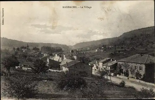 Ak Marbache Meurthe-et-Moselle, Le Village