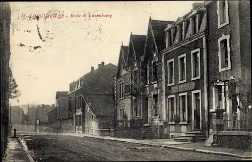 Ak Longlaville Meurthe et Moselle, Rue de Luxembourg