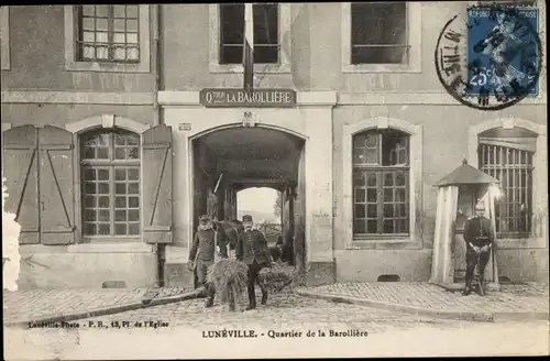 Ak Luneville Meurthe et Moselle, Quartier de la Barolliere