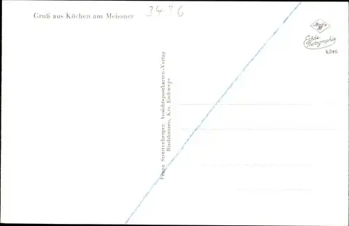 Ak Küchen Hessisch Lichtenau in Hessen, Panorama vom Ort