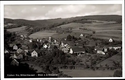 Ak Küchen Hessisch Lichtenau in Hessen, Blick nach dem Meissner