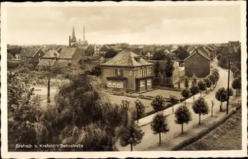 Ak Grefrath am Niederrhein, Bahnhstraße