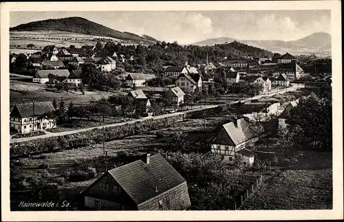 Ak Hainewalde Sachsen, Breiteberg und Lausche, Ort