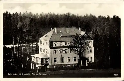 Ak Hohnstein Sächsische Schweiz, Postheim