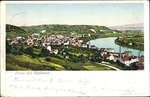 Ak Waldshut Tiengen am Hochrhein, Gesamtansicht