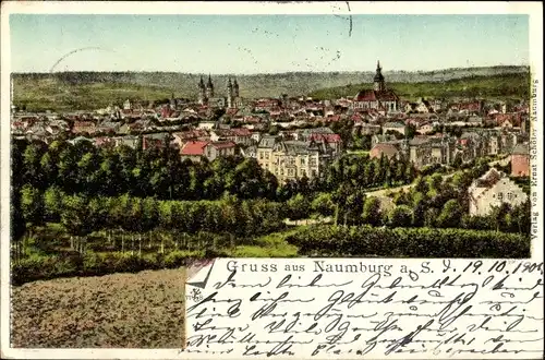 Litho Naumburg an der Saale, Gesamtansicht