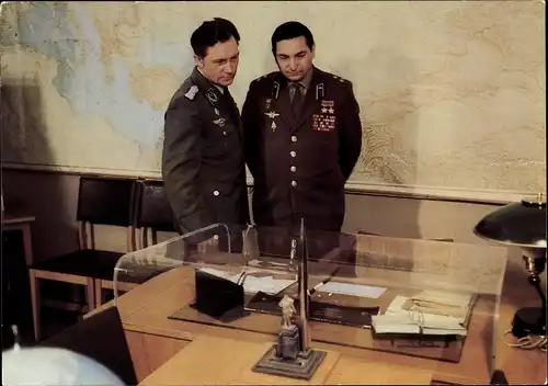 Ak Gemeinsamer Kosmosflug UdSSR DDR, Waleri Bykowski und Sigmund Jähn
