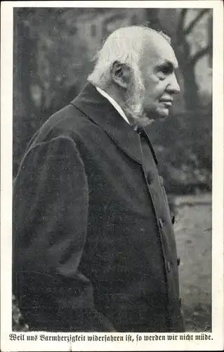 Ak Pastor Friedrich von Bodelschwingh der Ältere, Portrait