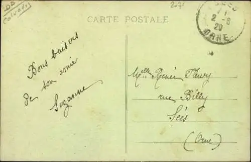 Ak Livarot Calvados, Rue Marcel Gambier