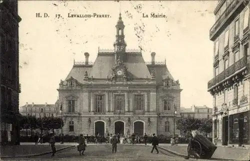 Ak Levallois Perret Hauts de Seine, La Mairie