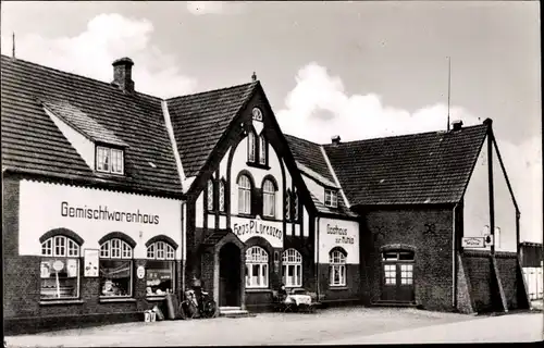 Ak Ockholm in Nordfriesland, Gasthof, Geschäft H. P. Lorenzen