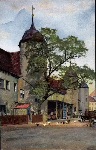 Ak Nenke & Ostermaier Nr 1214, Dresden Neustadt, Der Jägerhof