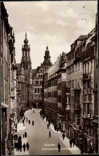 Ak Dresden Altstadt, Schlossstraße, Georgentor