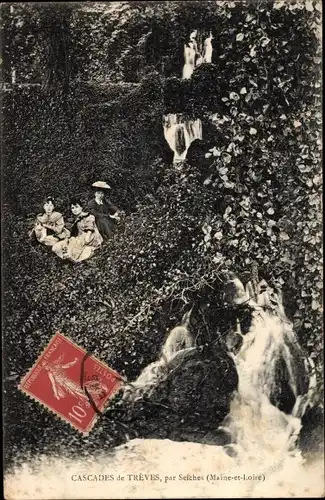 Ak Seiches Maine et Loire, Cacades de Tréves