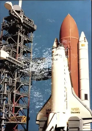 Ak 1/144 Space shuttle, Discovery and Launch tower, NASA