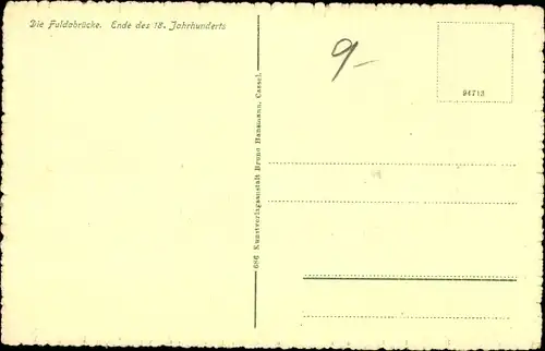 Künstler Ak Kassel in Hessen, Fuldabrücke